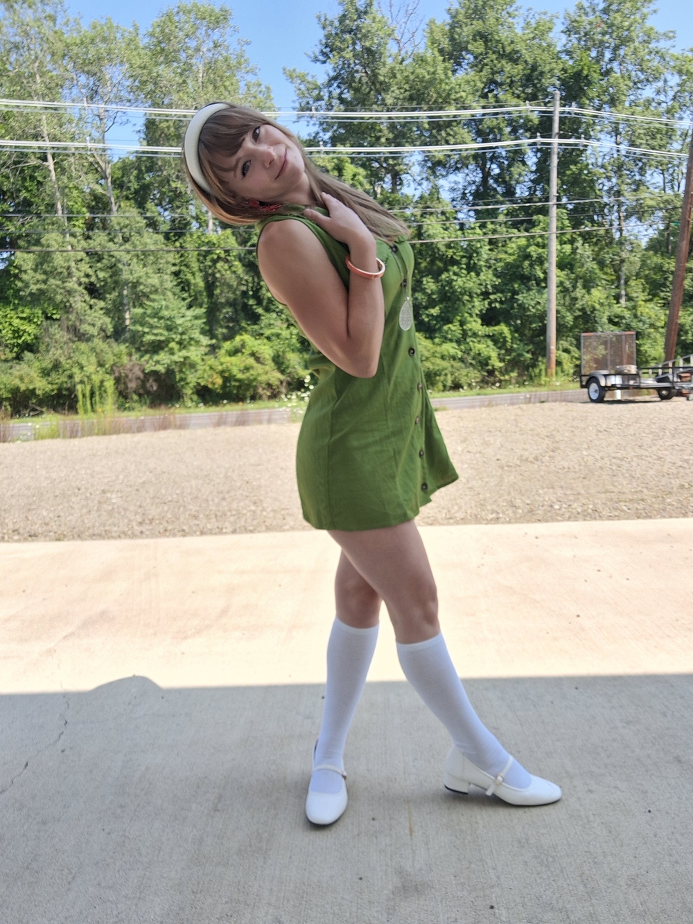 Sleeveless Monteau Mini Dress